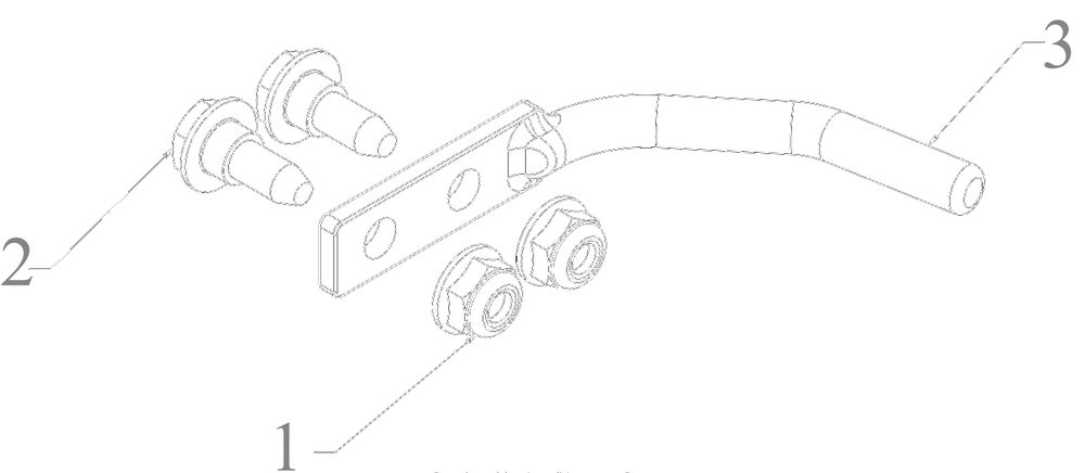 Attachments / 19b70054oem 42and46-Inch Double Bagger (2020) / Hardware Pack - Boot Diagram and Parts List for 2022 Yard Machines Lawn Tractor